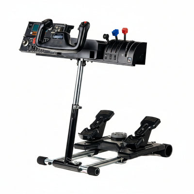 S Flight Stand Compatible with G Saitek Pro Flight Yoke Support; Deluxe V2; Wheel Stand Only Flight System Not Included. Not Compatible W/Honeycomb