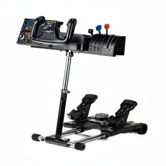 S Flight Stand Compatible with G Saitek Pro Flight Yoke Support; Deluxe V2; Wheel Stand Only Flight System Not Included. Not Compatible W/Honeycomb