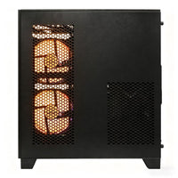 Gaming PC Desktop, Ryzen 7 5700X, RTX 3050 6GB, 16GB DDR4 RAM, 512GB Nvme SSD, Wifi 6, Black Prebuilt Gaming Computer Tower