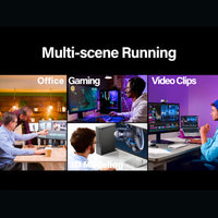 Gaming PC Desktop, Ryzen 7 5700X, RTX 3050 6GB, 16GB DDR4 RAM, 512GB Nvme SSD, Wifi 6, Black Prebuilt Gaming Computer Tower