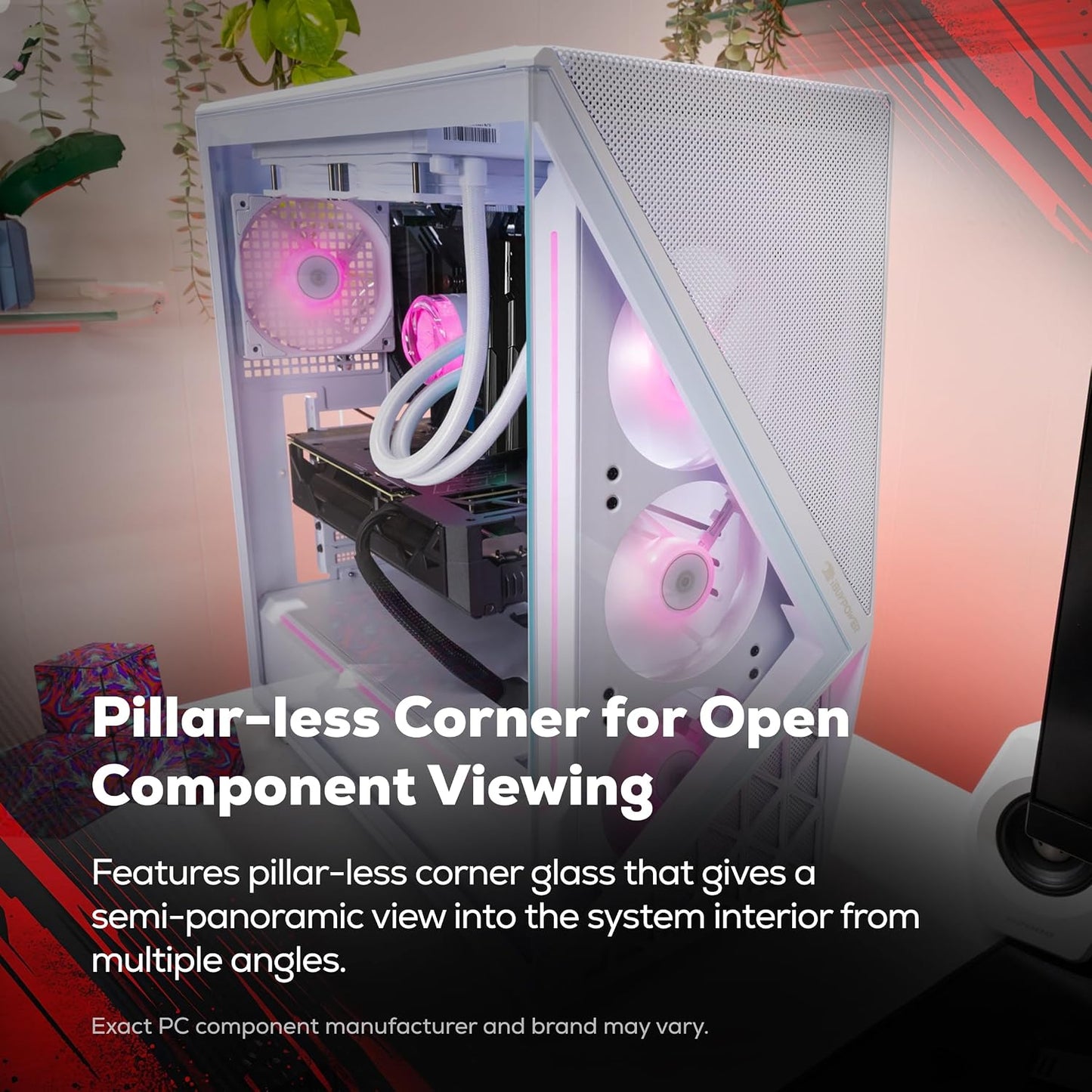 Slate Gaming PC Desktop Computer Intel Core Ultra 7 265F CPU, NVIDIA Geforce RTX 5060Ti 8GB GPU, 32GB DDR5 5200Mhz RAM, 2TB Nvme SSD, Windows 11 Home, Gamer Keyboard and Mouse - SWI7N56T02