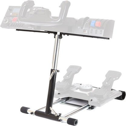 S Flight Stand Compatible with G Saitek Pro Flight Yoke Support; Deluxe V2; Wheel Stand Only Flight System Not Included. Not Compatible W/Honeycomb