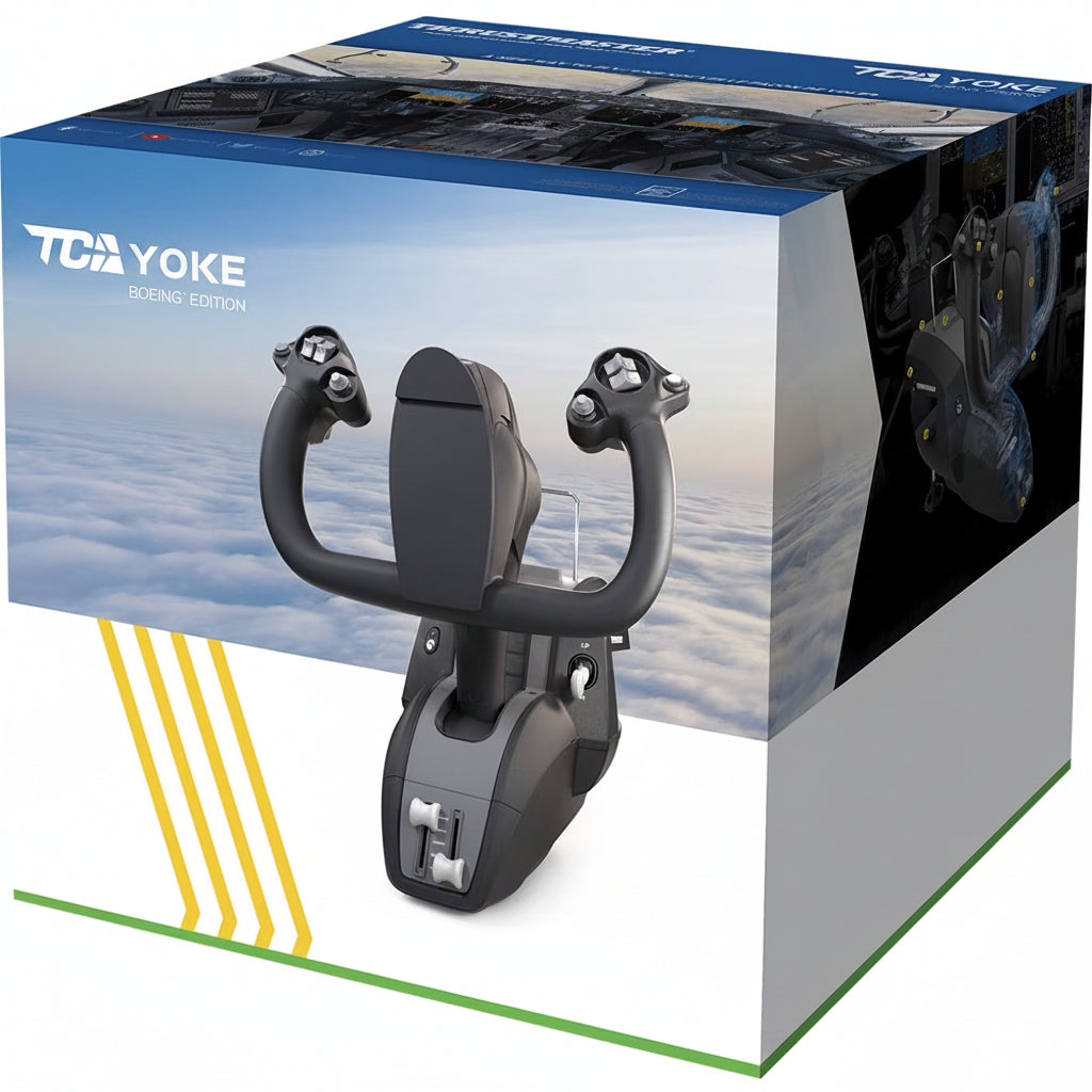 TCA Yoke Boeing Edition for Xbox Series X|S & PC - Realistic Flight Simulator Controls