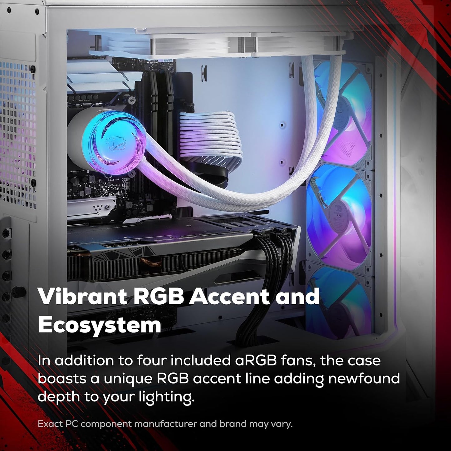 Slate Gaming PC Desktop Computer Intel Core Ultra 7 265F CPU, NVIDIA Geforce RTX 5060Ti 8GB GPU, 32GB DDR5 5200Mhz RAM, 2TB Nvme SSD, Windows 11 Home, Gamer Keyboard and Mouse - SWI7N56T02