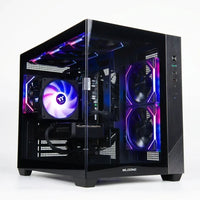 Gaming PC Desktop, AMD Ryzen 5 9600X, Geforce RTX 5060Ti, 32GB DDR5 RAM, 1TB NVME SSD, 650W PSU, Windows 11, Wifi — Studio Shot