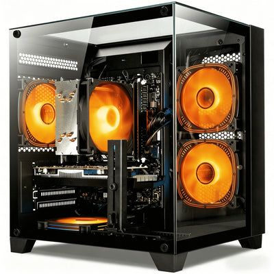 Gaming PC Desktop Built for Performance, Ryzen 7 5700X, RTX 3050 6GB, 16GB DDR4 RAM, 512GB NVMe SSD