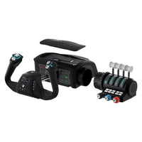 Turtle Beach Velocityone Flight Universal Control System - Xbox Series X & Xbox Series S, Xbox One & Windows 10 & 11 Pcs with Yoke Handle, Throttle Quadrant, Trim Wheel & Rudder Controls